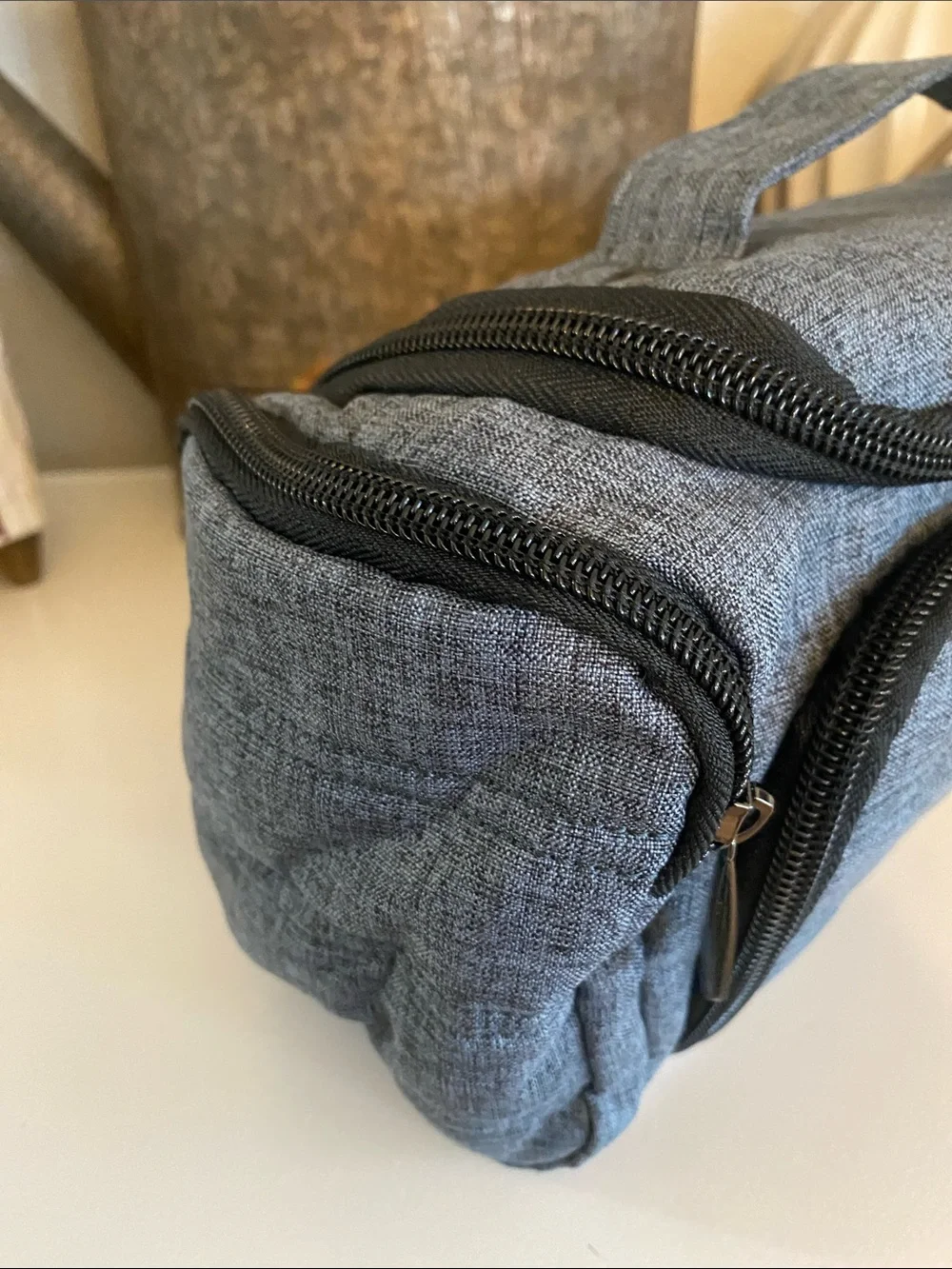 BNWNT Lug Trolley Gray Quilted Organizer
